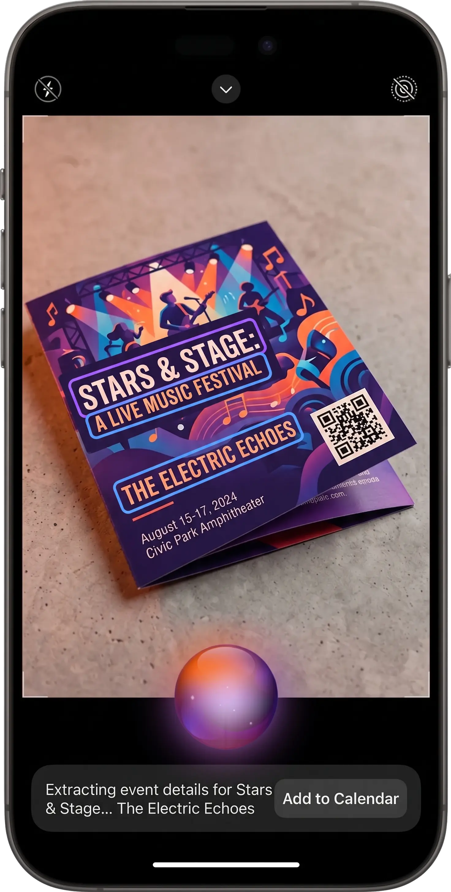 Concert brochure parsing with Axel AI