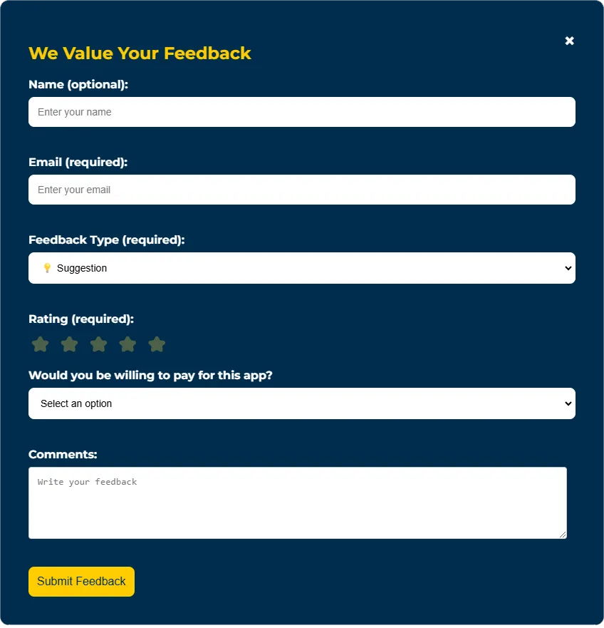 Give us feedback